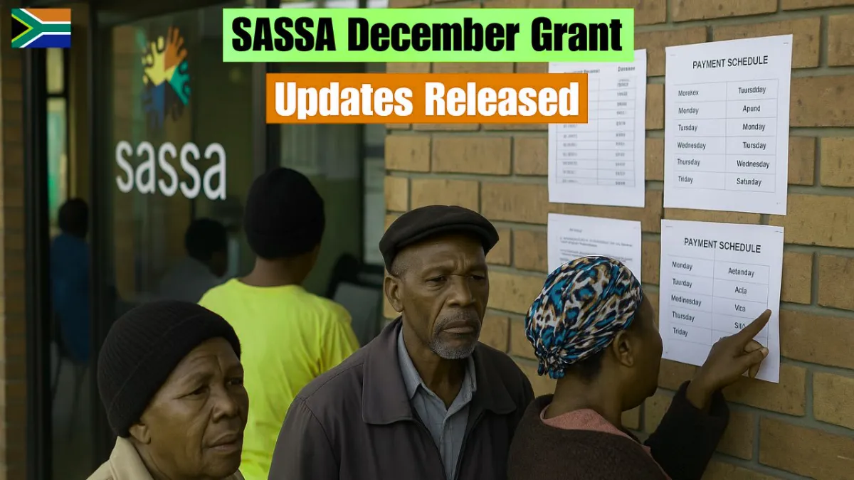 SASSA Announces New December Grant Updates